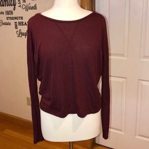 Old Navy Maroon Long Sleeve